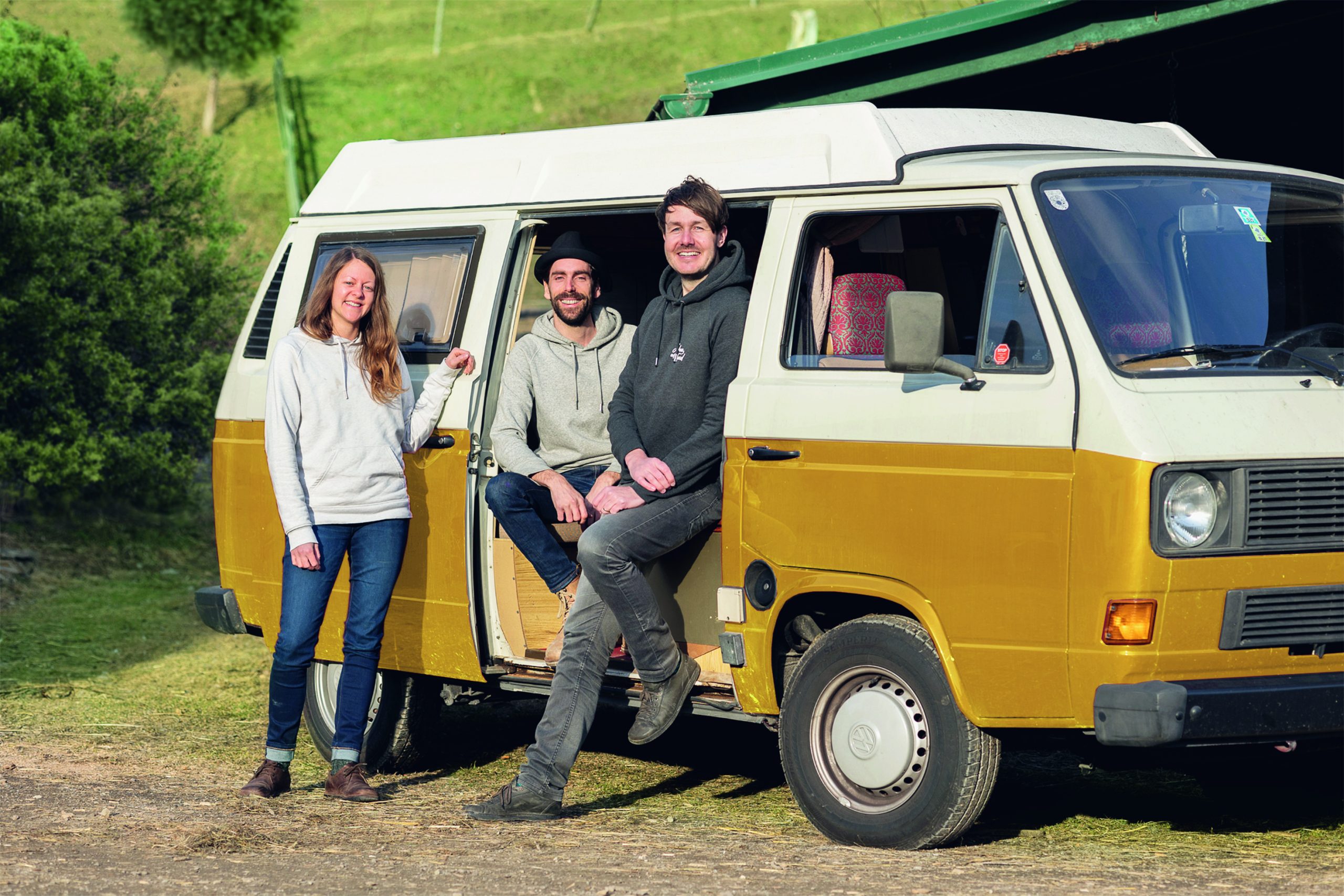 E-Vanlife for rent: An old VW T3 Bulli becomes electric thanks to
